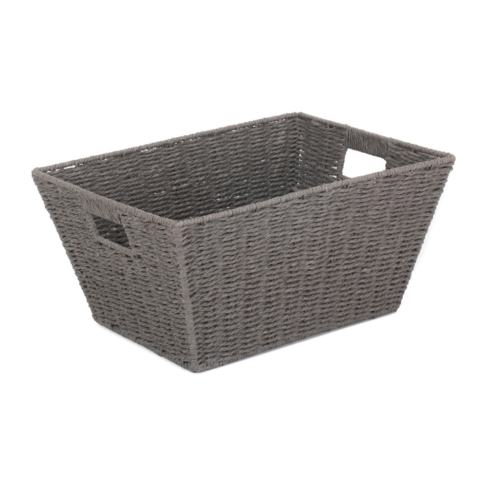 Grey Paper Rope Deep Serving Tray